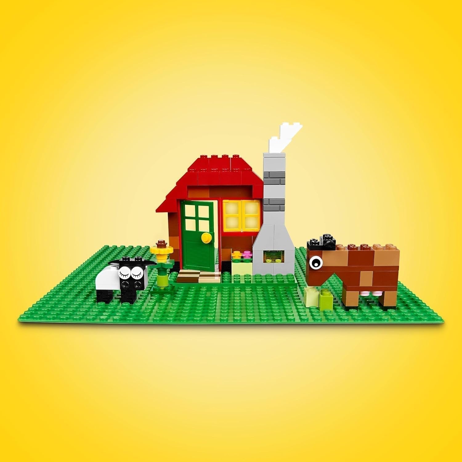 LEGO 11023 Grüne klassische Bauplatte, quadratische Grundplatte mit 32X32 Aussparungen als Basis für Bau- und andere LEGO-Sets. Bausets Besuchen Sie den LEGO-Store