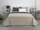 Estoralis | AVA | Wende-Boutique-Steppdecke | Für alle Jahreszeiten | Farbe - Grau/Anthrazit | Für 140/150/160 cm breite Betten. Bett. (250 x 270 cm. Ancho X Alto) | Steppdecke Steppdecken und Steppdecken Naty Shop