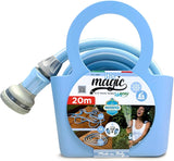 Magic Blue Hose 20 Meter ausziehbarer Gartenschlauch mit Beutel und Sprühdüse