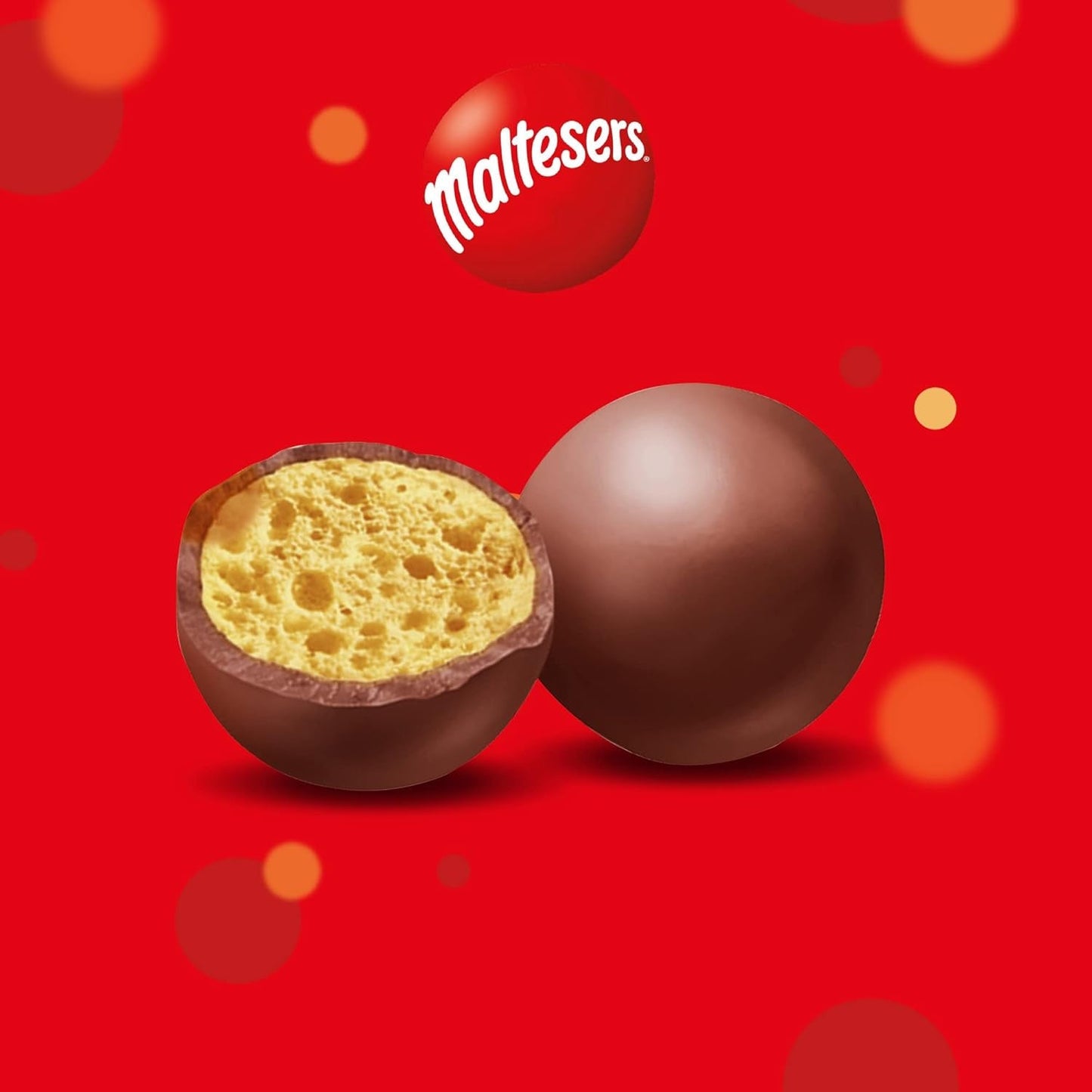 Maltesers, Schokokugeln mit knusprig-leichtem Kern, luftiger Schoko-Snack, 1 Packung (1 x 300g)