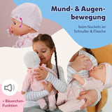 BABY Born Annabell 43 cm – Weiche Puppe mit 7 elektronischen Funktionen und Sound – Geeignet für Kinder ab 3 Jahren – Puppe inklusive Zubehör – Benötigt Batterien