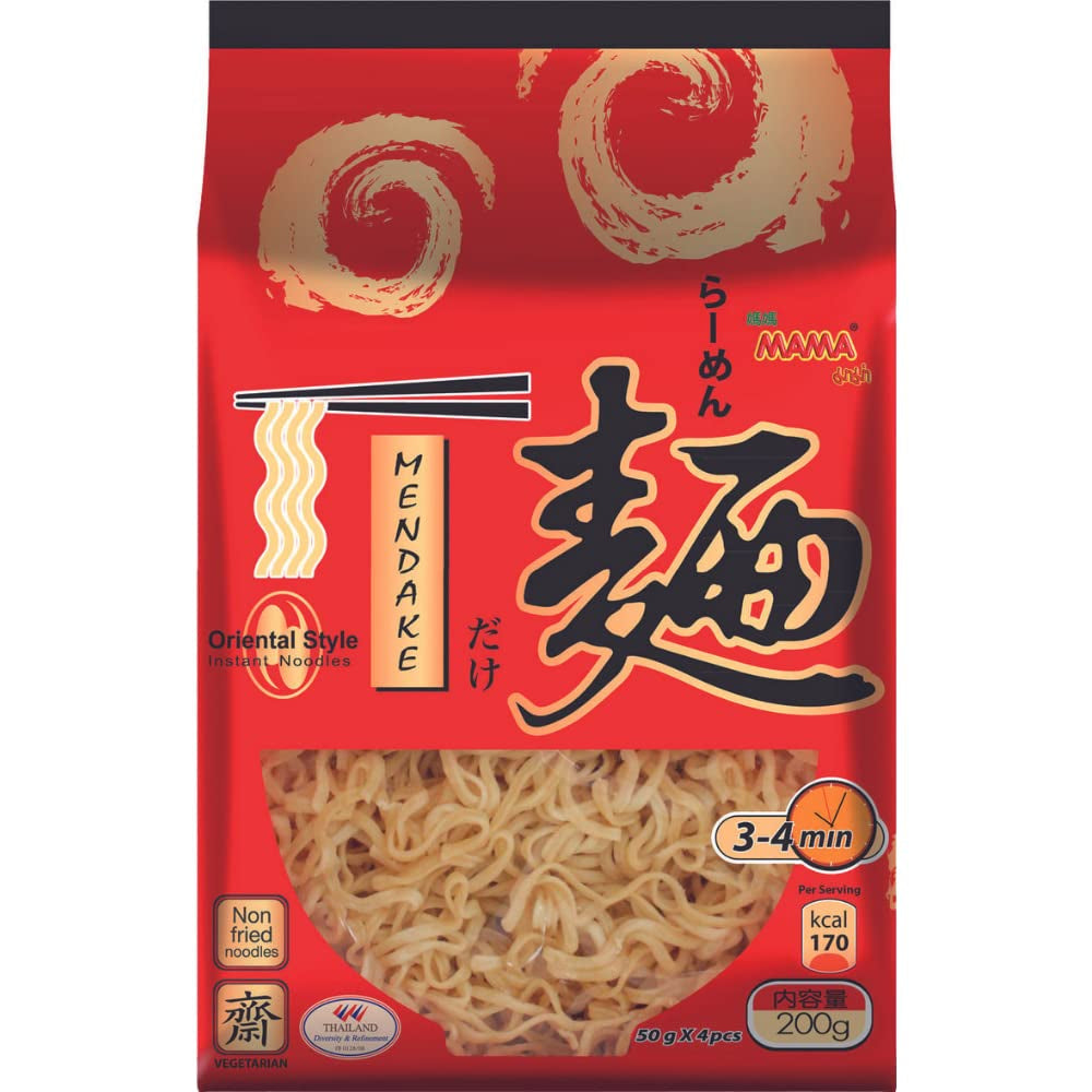 MAMA - Mendake Nudeln im orientalischen Stil - Multipack (1 x 200 GR)