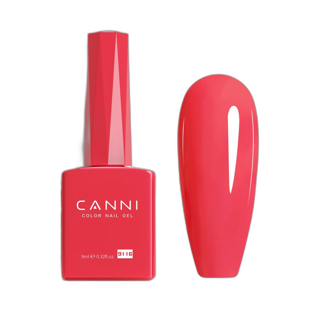 CANNI Gel-Nagellack, semipermanent, dunkelviolett, Nagellack, UV-Gel, Soak Off, Maniküre