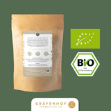 Bio-Yerba-Mate-Tee, das Original, 1 kg loser Mate-Tee, hoher Koffeingehalt, ungeröstet, luftgetrocknet, im Labor getestete Mate-Blätter, verpackt in Deutschland, Premium-Qualität von Gräfenhof