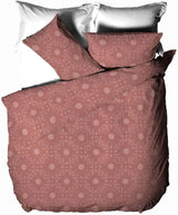 The Linen Yard Bohemian-Bettbezug-Set, Rot, 260 x 220 cm. Bettdecken und Steppdecken, Naty Shop, rotes Ton-Einzelbett