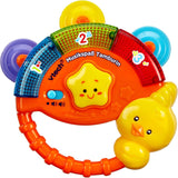 Vtech Baby 3-in-1 Magischer Musikball, 9–36 Monate & Babymusikspaß Tamburin – Elektronisches Spielzeug mit Musik und Soundeffekten – Für 9–36 Monate Babyspielzeug Bebe Naty Shop