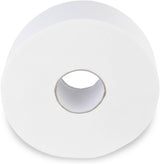 Quicky Jumbo 2-lagiges Toilettenpapier, 25 cm Ø, hochweiß, geprägt mit feinen Punkten, 6 Rollen – saugfähig und reißfest für maximale Hygiene, ideal für öffentliche Einrichtungen und Industrie