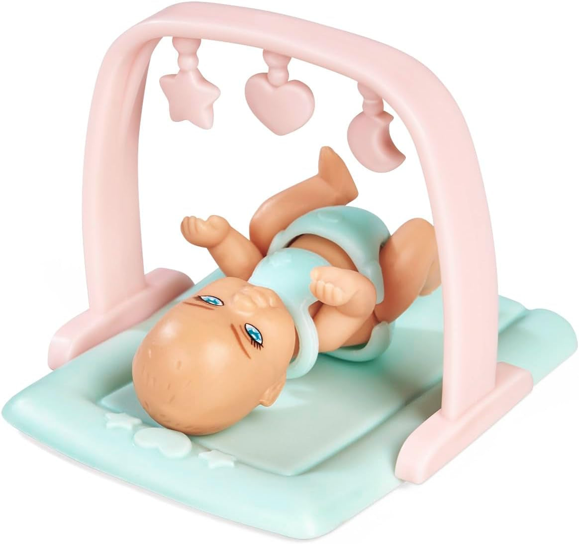 Simba 105733680 Steffi LOVE Puppe Hello Baby (29 cm) – Schwangere Spielpuppe mit wachsendem Bauch, Puppe und Zubehör – Kinderspielzeug für Mädchen und Jungen ab 3 Jahren, schwarz Puppen Naty Shop
