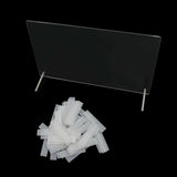 Acrylglas-Nagel-Display-Panel mit Display-Streifen und Nano-Kleber, Nagelspitzen-Display, transparente Nail-Art-Farbkarte, Nail-Art-Display, Nagelübungs-Display (transparent)
