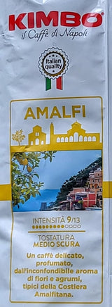 Ganze Amalfi-Kaffeebohnen (100 % Arabica), mittlere Röstung, 1-kg-Beutel
