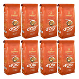 Crema d'Oro Intensa Kaffee, gemahlener Kaffee, gerösteter Kaffee, ganze Bohnen, Kaffeebohnen, 8 x 1000 g