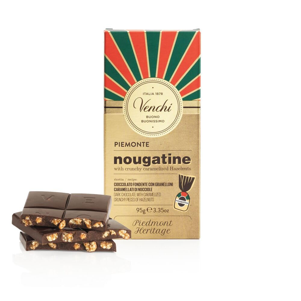 Venchi-Milchschokolade mit ganzen Haselnüssen aus dem Piemonteser Wald g.g.A., 100 g – glutenfrei