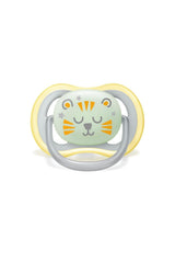 Philips AVENT Ultra Air Nachtschnuller für Babys ab 18 Monaten, leuchtet im Dunkeln, Doppelpack, Wolke/Tiger (Modell SCF376/01)
