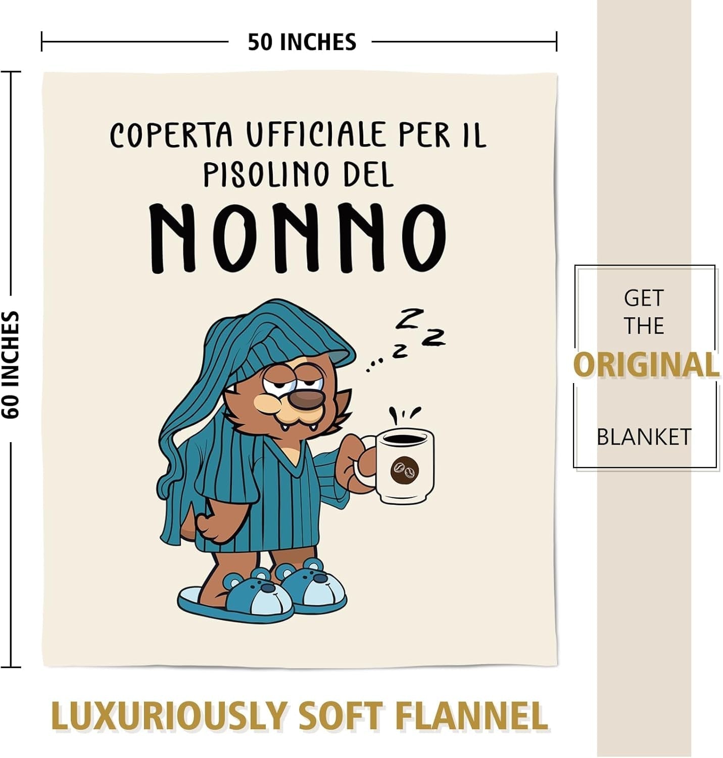 Masuecoin Opa-Geschenk, Opa-Geburtstagsgeschenk, Geschenkideen für Opa, 50 x 60 Zoll Flanelldecken, Geschenk für Opa, Geschenk für Opa Weihnachten. Betten und Decken musaecoin