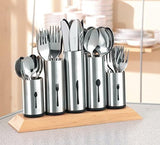Besteckhalter aus Edelstahl, 1 Packung, silber Kitchen Naty Shop A 2 Stk
