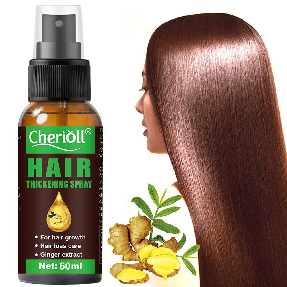 Haarwachstum, Anti-Haarausfall, Haarwachstumsspray, Haarausfall und Haarbehandlung, für dünner werdendes Haar, fördert dickeres, volleres und schnelleres Haarwachstum, 60 ml Haarpflege Naty Shop