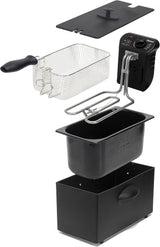 Bestron Ölfritteuse mit Kaltzonentechnologie, 3,5 Liter, 2000 Watt Appliances Naty Shop