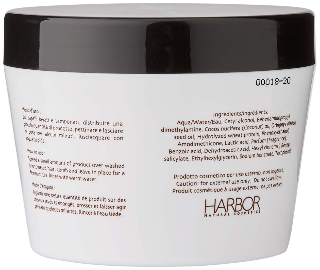 Phytorelax Intensive nährende Haarmaske mit Kokosnussöl, 1 Packung (1 x 250 ml) Naty Shop Haarmaske