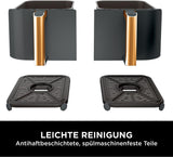 Ninja Foodi AF400EUCP MAX Zweizonen-Luftfritteuse, 9,5 l Airfryer, 2 Fächer, mit Zange, Antihaftbeschichtung, Haushaltsgeräte Naty Shop