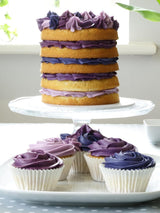 Sugarflair Nudel-Lebensmittelfarbe Lila, 4er-Set, Nudel-Lebensmittelfarbe, Fondant, Marzipan, Zuckerpaste, Buttercreme und mehr: Lila, Lavendel, Traubenviolett, Tiefviolett – 4er-Set