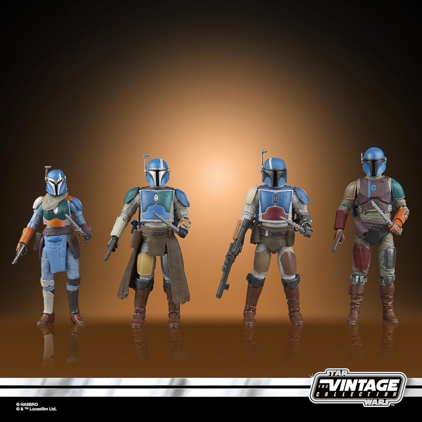 Star Wars Vintage Collection Mandalorian Shriek-Hawk, 4er-Pack Mandalorian, Maßstab 9,5 cm, Actionfiguren Naty Shop