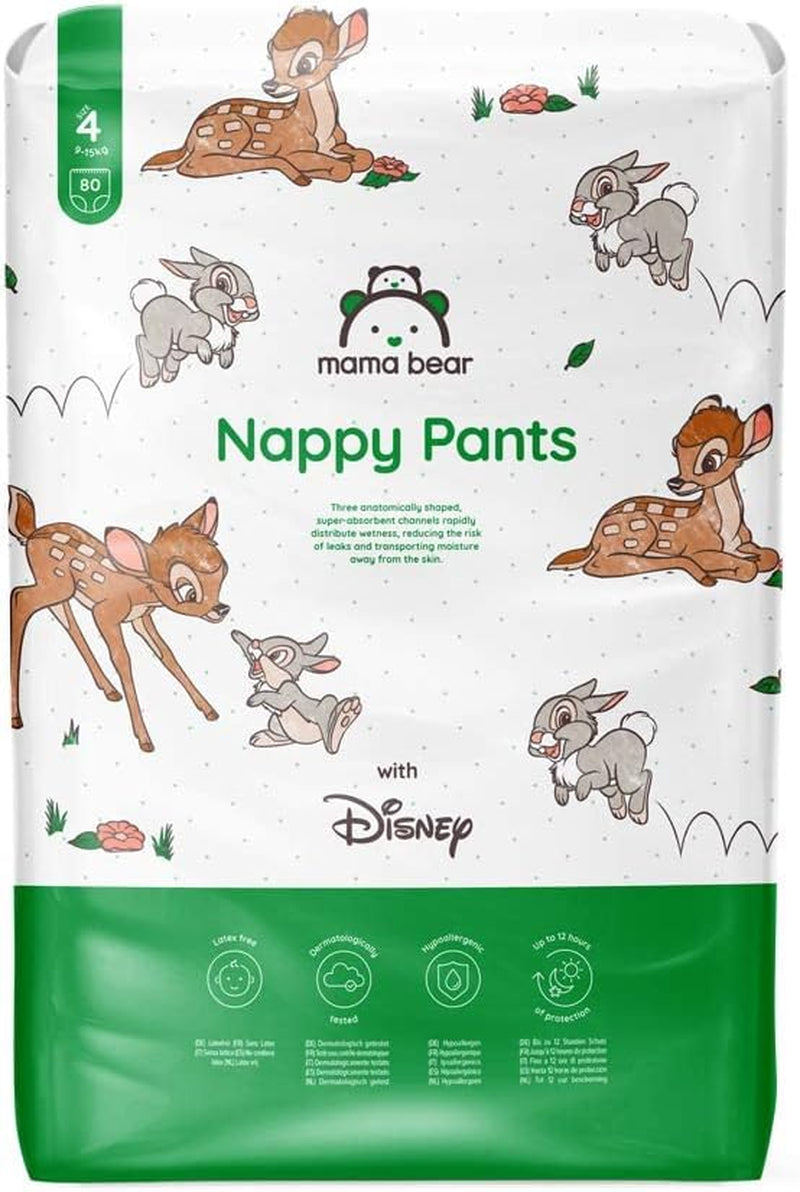 Amazon-Marke: Mama Bear Disney Größe 6 (15+ kg) – Monatspackung, Weiß, 120 Stück (2 Packungen mit 60 Stück)