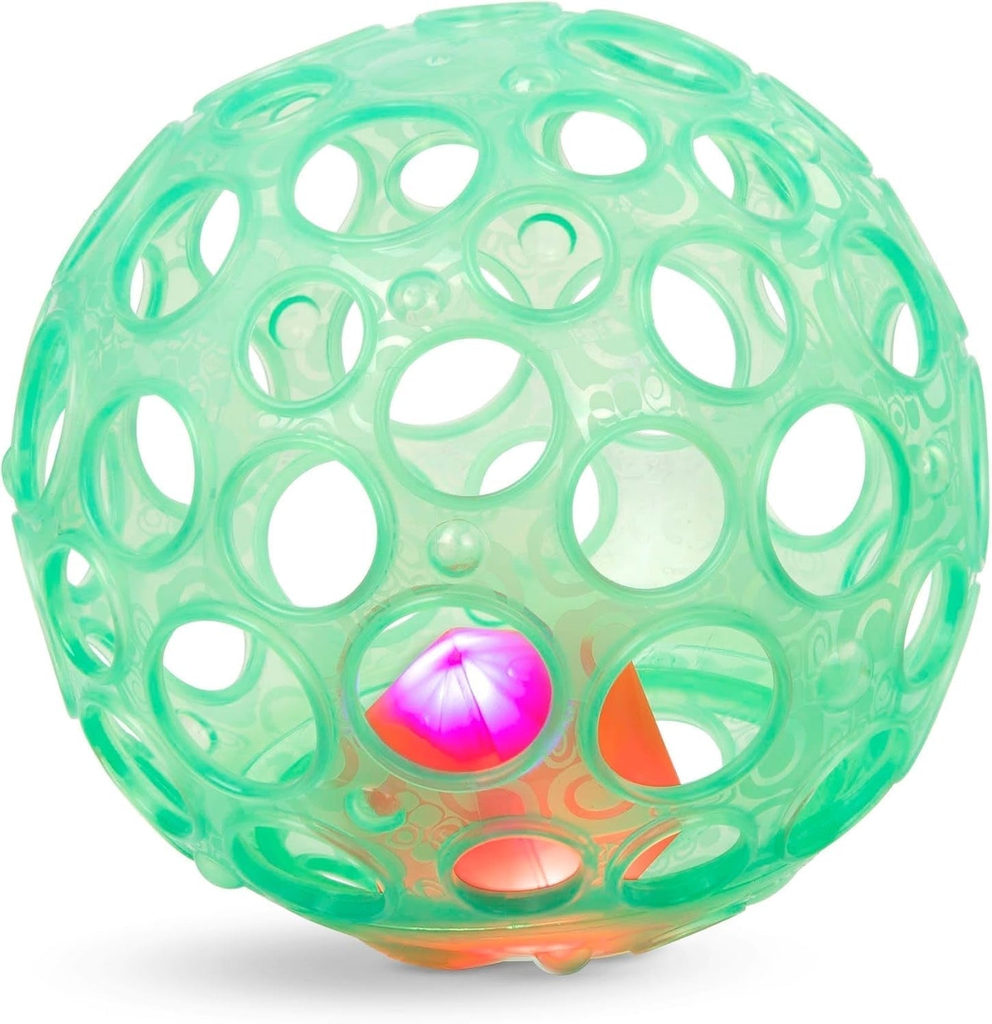 B.toys Babyspielzeug, Babyspielzeug, Motorikspielzeug mit Licht – Babyspielzeug für Neugeborene, Mädchen und Jungen ab 0 Monaten, PVC-frei, Babyspielzeug Naty Shop Ball mit Licht