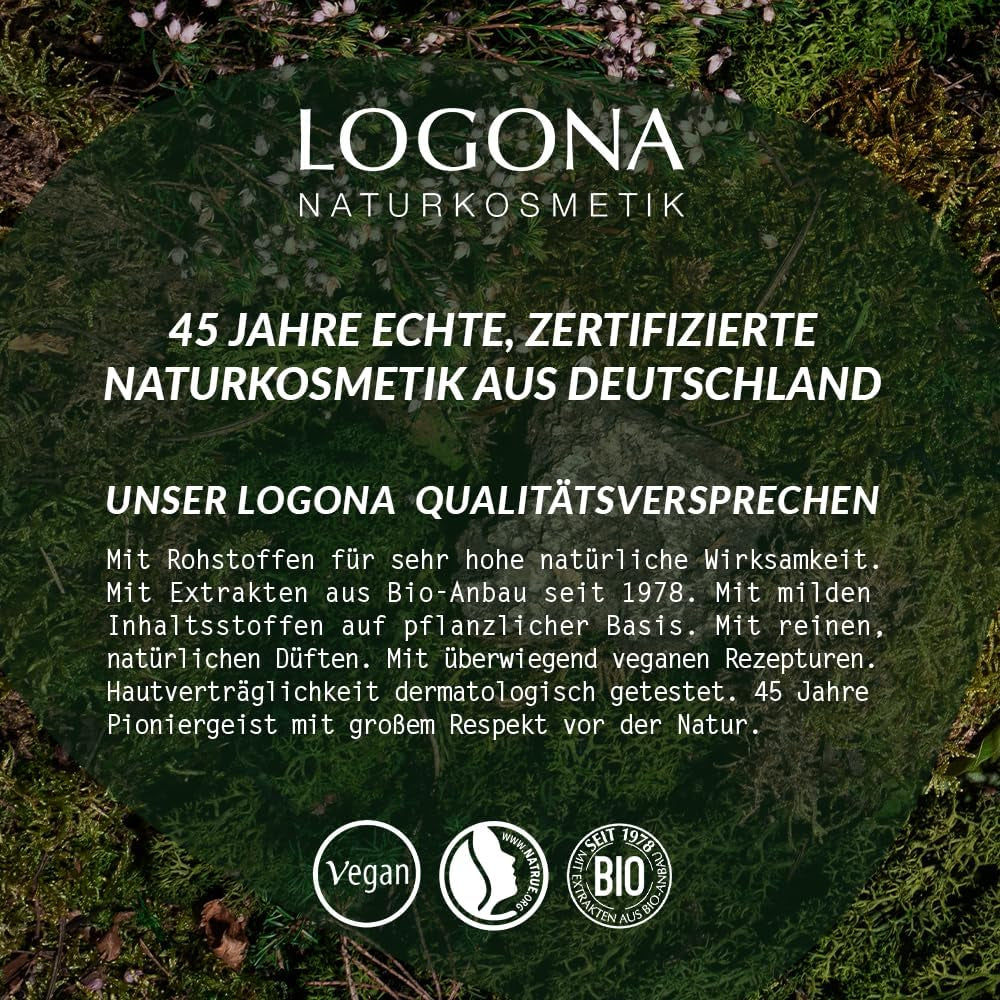 LOGONA Naturkosmetik Pflanzenhaarfarbe Creme 240 Nougatbraun, Naturfarbe für braunes Haar mit Henna, Färbecreme für Brauntöne, Coloration für dunkles Haar, 150ml Haarfarbe Naty Shop