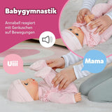 BABY Born Annabell 43 cm – Weiche Puppe mit 7 elektronischen Funktionen und Sound – Geeignet für Kinder ab 3 Jahren – Puppe inklusive Zubehör – Benötigt Batterien
