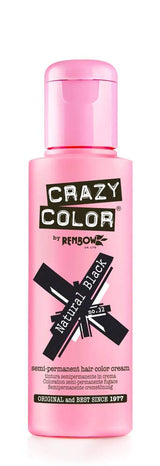 GO TOXIC UV semipermanente Haarfärbecreme, 100 ml (1 Packung) Naty Shop Haarfärbemittel Naturschwarz 100 ml (1 Packung)
