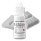 Sugarflair Colourflex Weiße Lebensmittelfarbe auf Ölbasis, hochkonzentrierte flüssige Lebensmittelfarbe, Lebensmittelfarbe für Buttercreme, Schokolade, Teig, Fondant, Zuckerguss und mehr – 15 ml