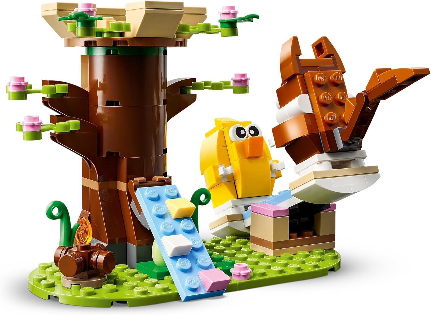 LEGO Frühlings-Tierspielplatz, Vogel- und Eichhörnchen-Bauset, Baumhaus-Spielset für Kinder, Geschenkidee für 8-jährige Jungen und Mädchen, Tierset, Tierfiguren-Spielzeug 40709 Bausets Beuche den LEGO-Store