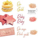 ScrapCooking, Set mit 3 Lebensmittelfarben, Gold, Roségold und Rubin, Metallic-Töne, 3 x 5 Gramm Naty Shop