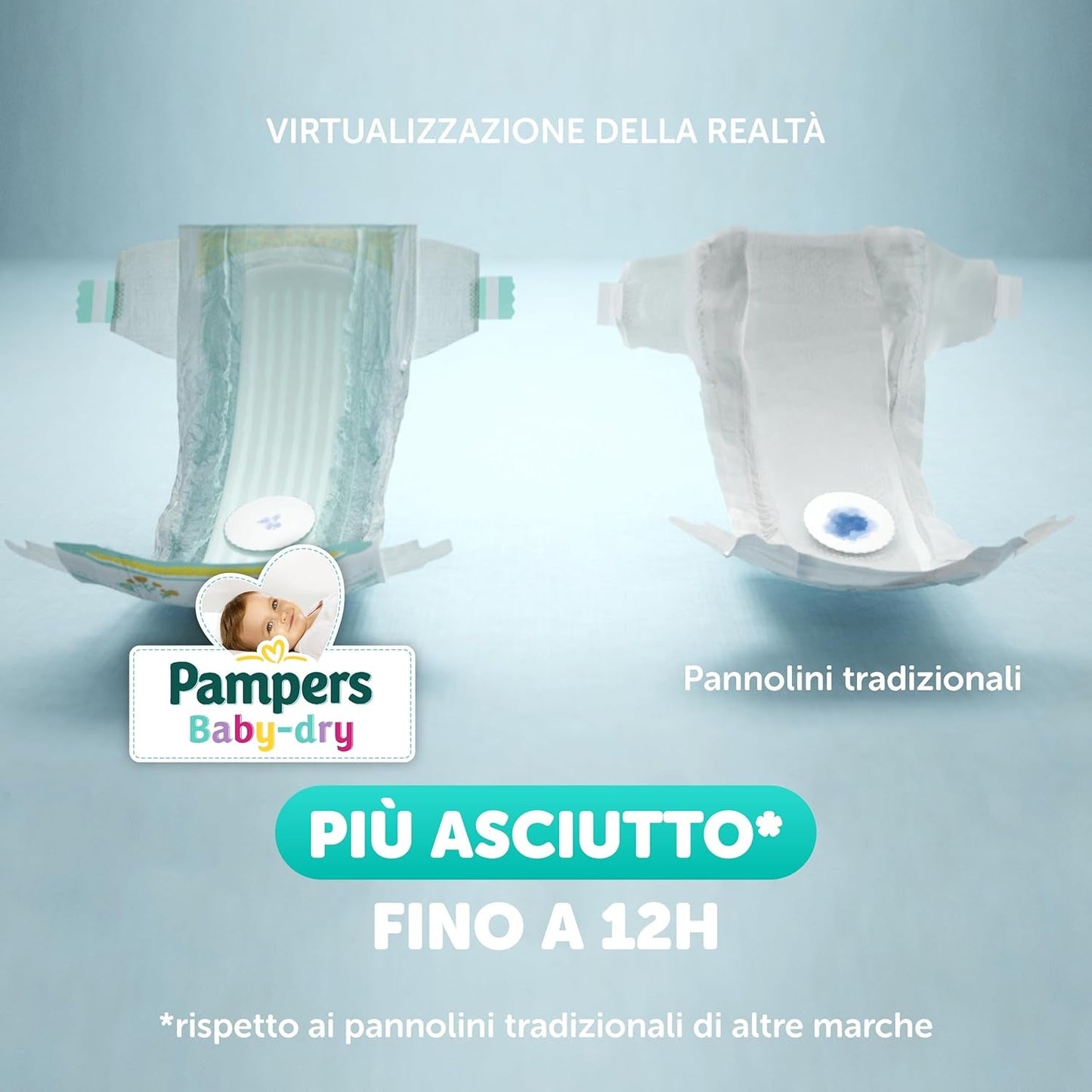 Pampers Baby Dry XL Größe 6 (15–30 kg), 111 Windeln + 500 kostenlose zusätzliche Kuschelpunkte