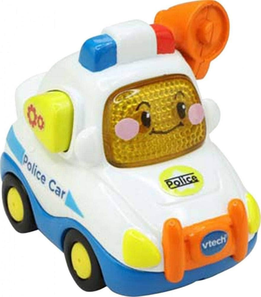 Vtech TUT TUT Baby Flitzer – Polizei – Spielzeugauto mit Musik, Lichtknopf, interessanten Sätzen und Geräuschen – für Kinder von 1–5 Jahren. Bebe Naty Shop Toys Standardtitel