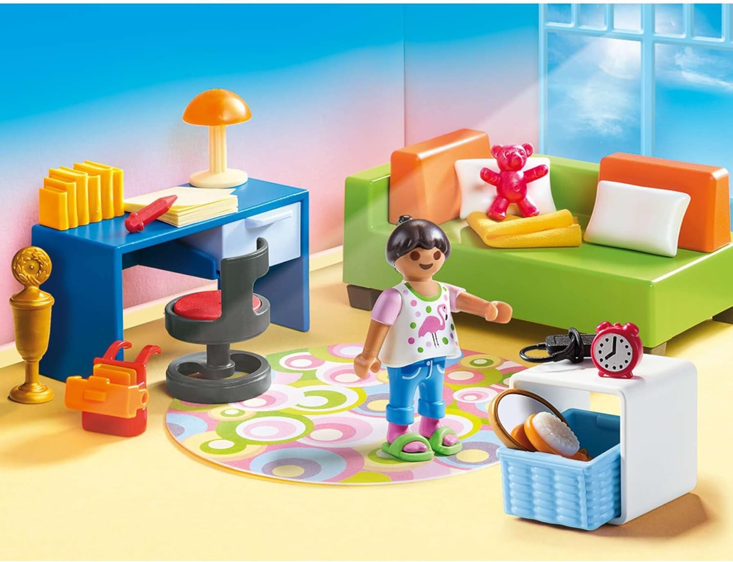 PLAYMOBIL Puppenhaus 70209 Jugendzimmer mit Mädchenfigur und Zubehör, ab 4 Jahren