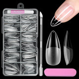 Vollständige Abdeckung für kurze Nägel, 120 Stück, 12 Größen, kurze Nagelspitzen für Gelnägel, zum Aufkleben auf künstliche Nägel, zum Aufkleben auf Nagelfeilen-Set, Nagelpolierer, Nagelhautschieber