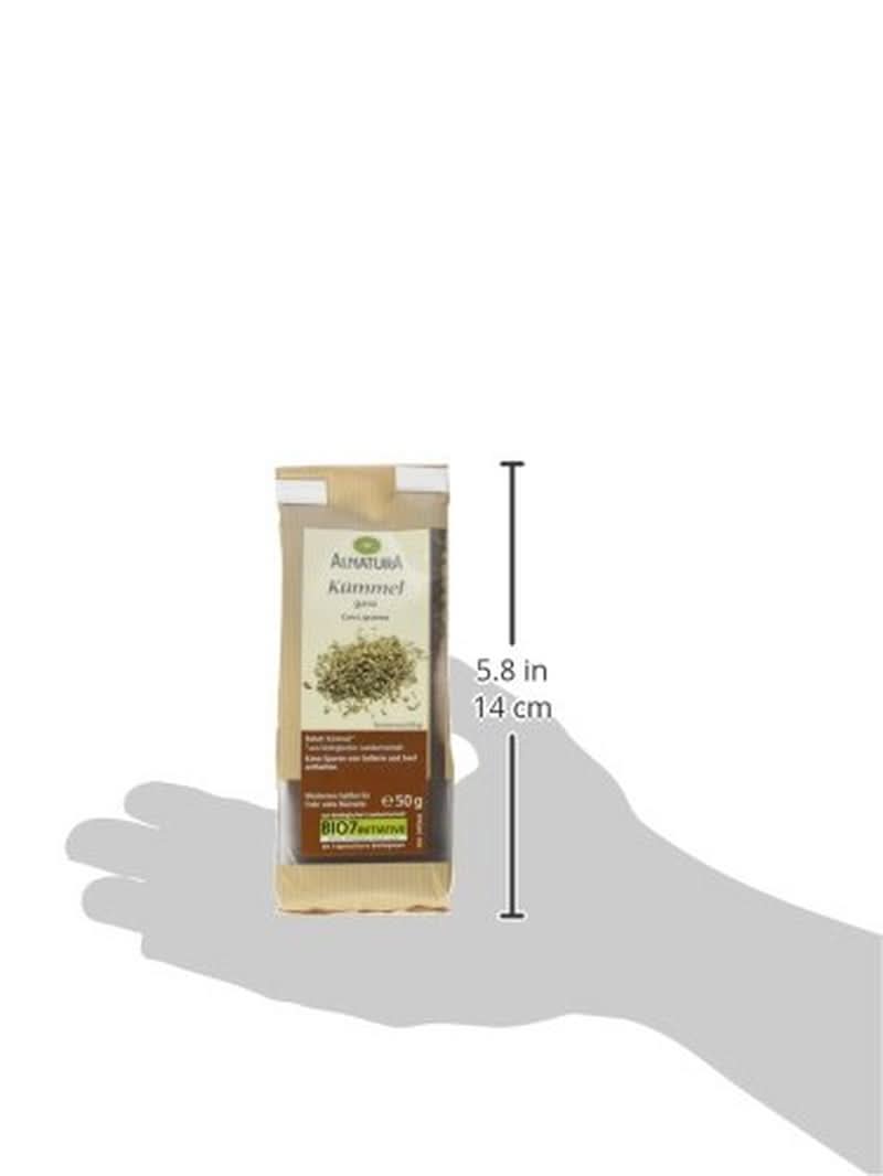 Ganzer Bio-Kümmel, 50 Gramm Condimente Naty Shop