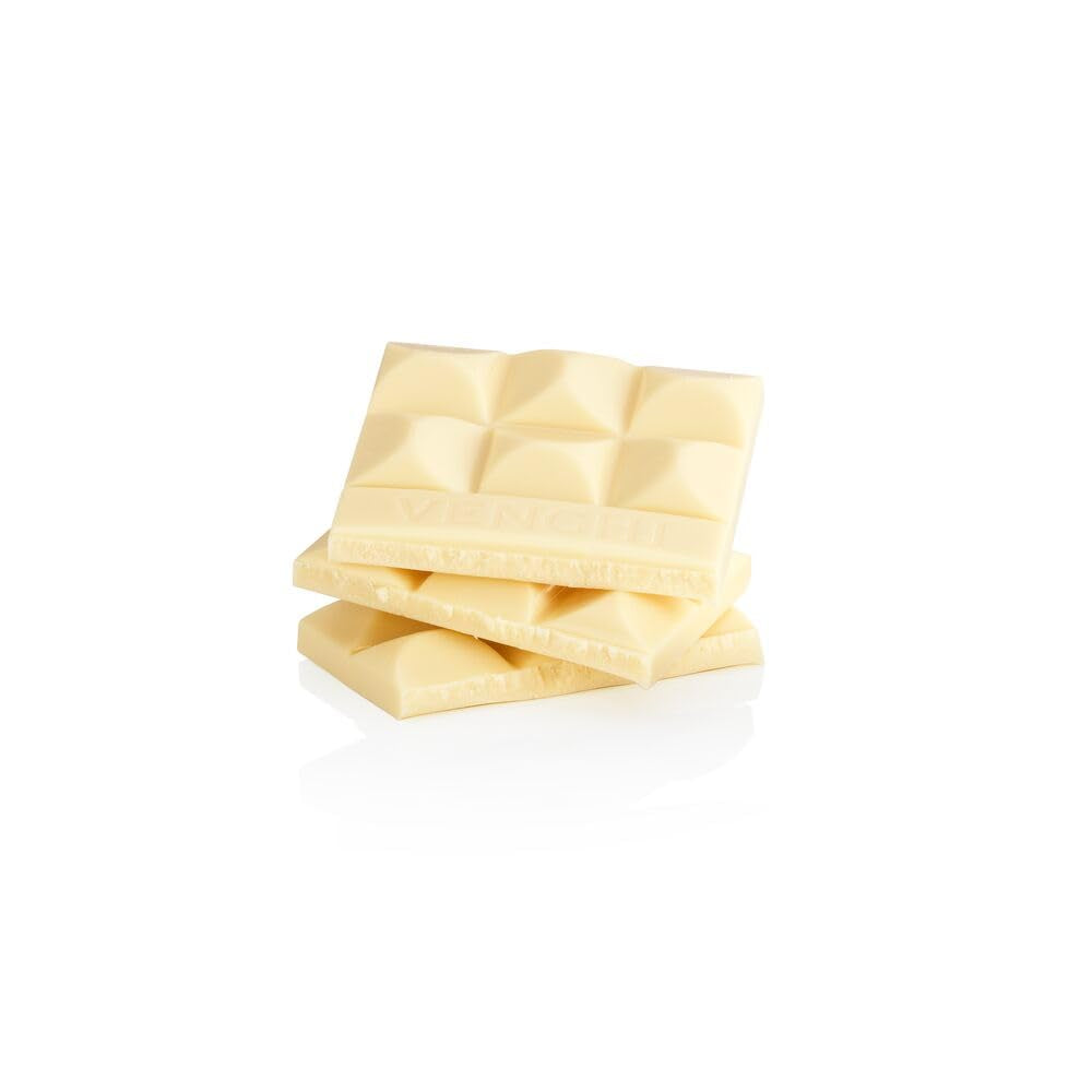 Venchi – Extra weiße Schokoladentafel, 78 g – mit Vanille – Glutenfrei