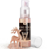 Essbares Glitzerspray-Set – 20 g schillernder Glitzerstaub für Getränke, Champagner, Kuchen – essbare metallische Lebensmittelfarbe für Cocktails, Wein, Likör, Backen, Kuchen