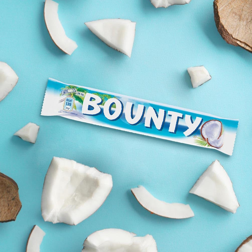 Bounty Schokoriegel Kokos-Schokoladengeschmack, 24 Riegel in einer Packung (24 x 57 g)
