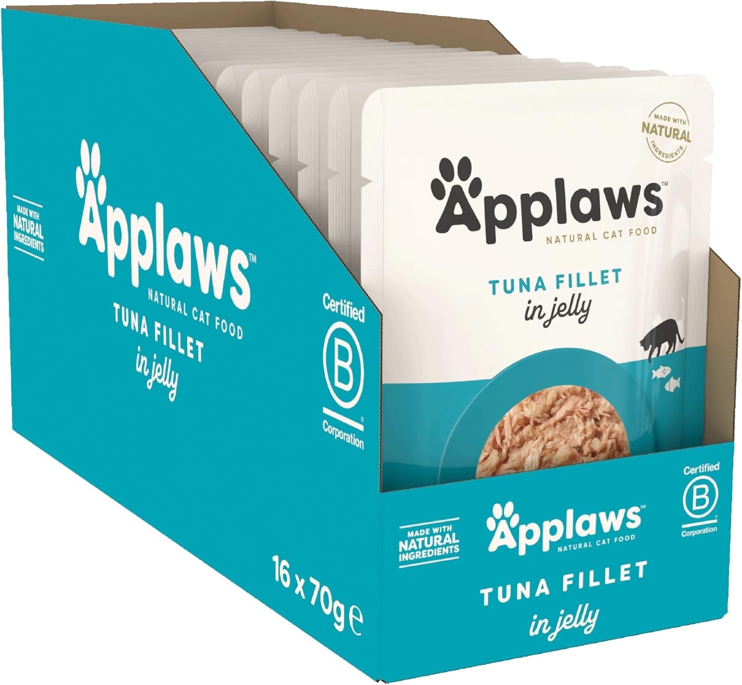 Applaws Cat Pouch Thunfischfilet in Gelee 1x(16x70g)