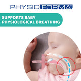 Chicco PhysioForma Comfort Schnuller 6-16 Monate, 1 Stück, Schnuller mit Silikonsauger, unterstützt die physiologische Atmung und fördert die korrekte orale Entwicklung, blau