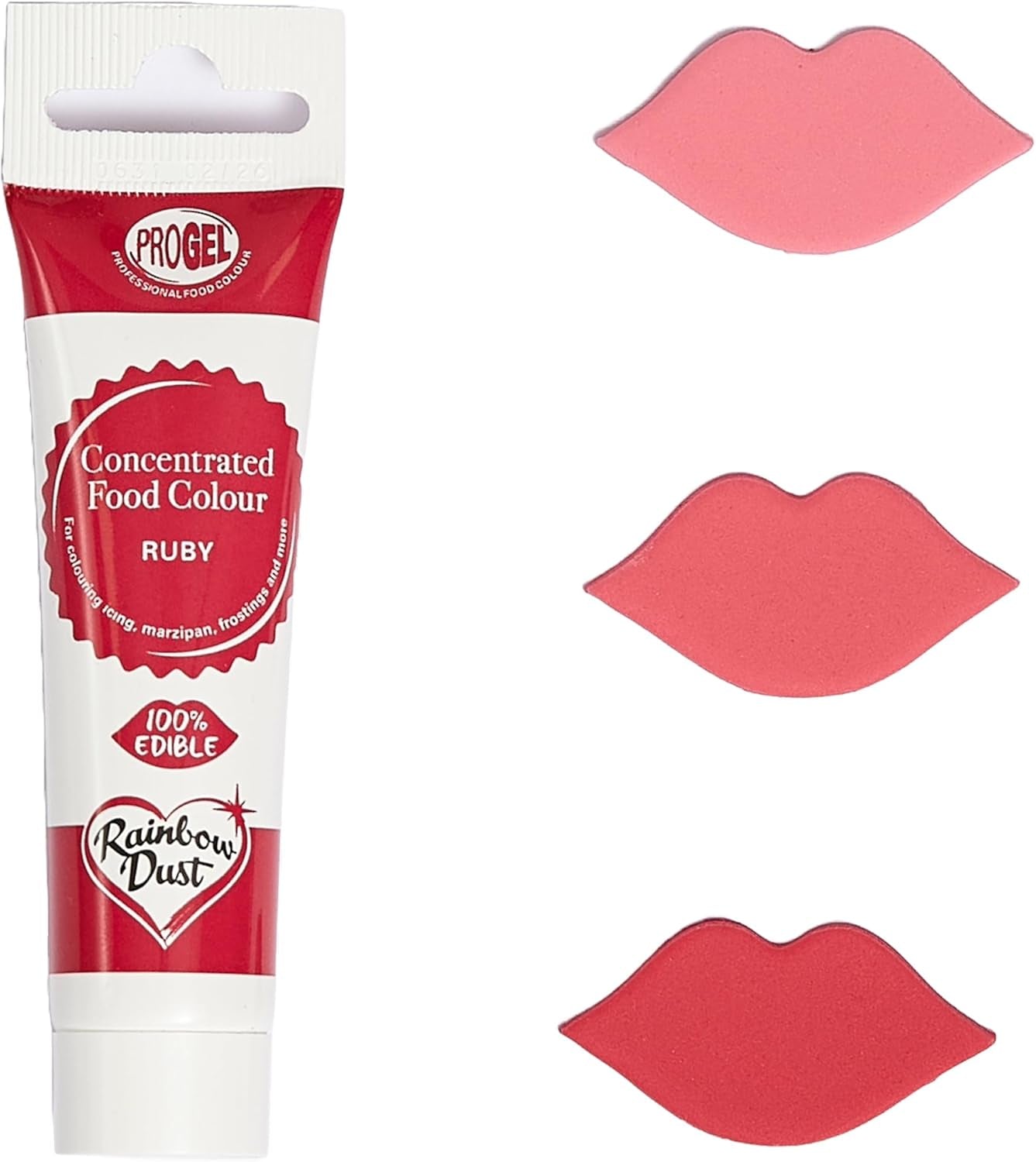 Lebensmittelfarbe ProGel - Ruby