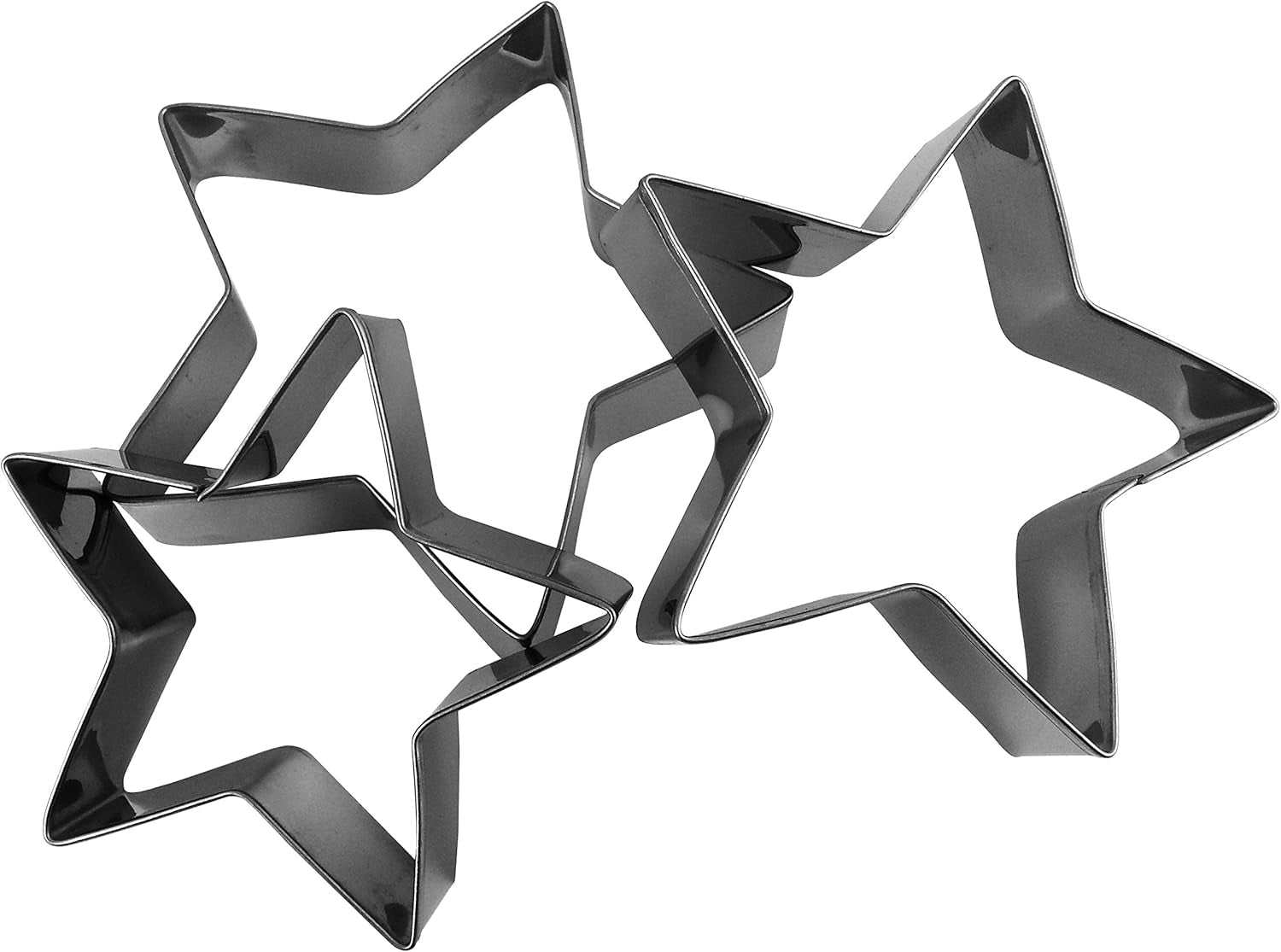 Zenker 42893 Confectionery – 3-Sterne-Keksringe (3 Größen)
