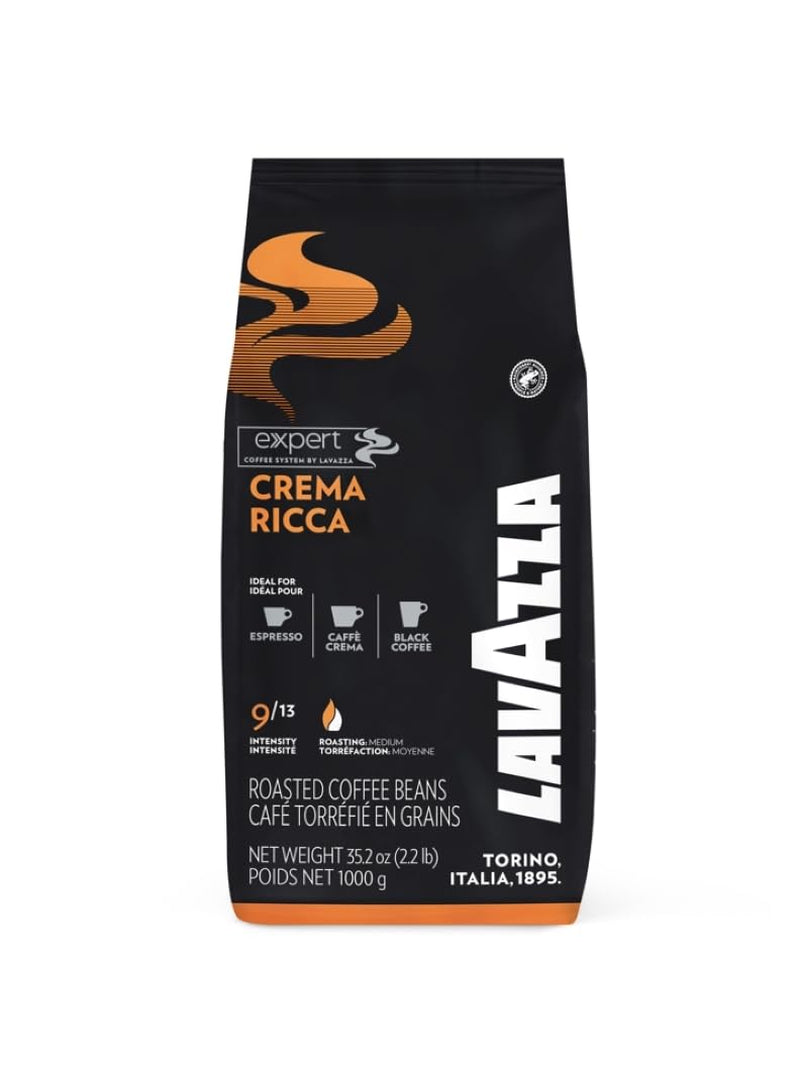 Lavazza Expert Plus Crema Ricca Espresso – 6 ganze Kaffeebohnen x 1 kg