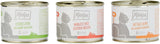 MjAMjAM – Premium-Nassfutter für Katzen – Mischpackung I – Huhn, Rind, Herzen, 6er-Pack (6 x 200 g), getreidefrei mit extra Fleisch