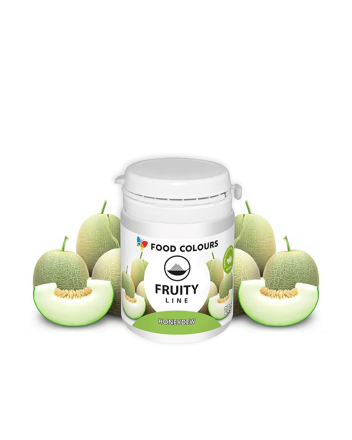 Lebensmittelfarbpulver, natürliche Farbe, Fruity Line BLUEBERRY, 20 g, natürliches Farbpulver für Cremes, Zuckerguss, Biskuitteig in Pulverform, Lebensmittelfarbe für Getränke, Gelees