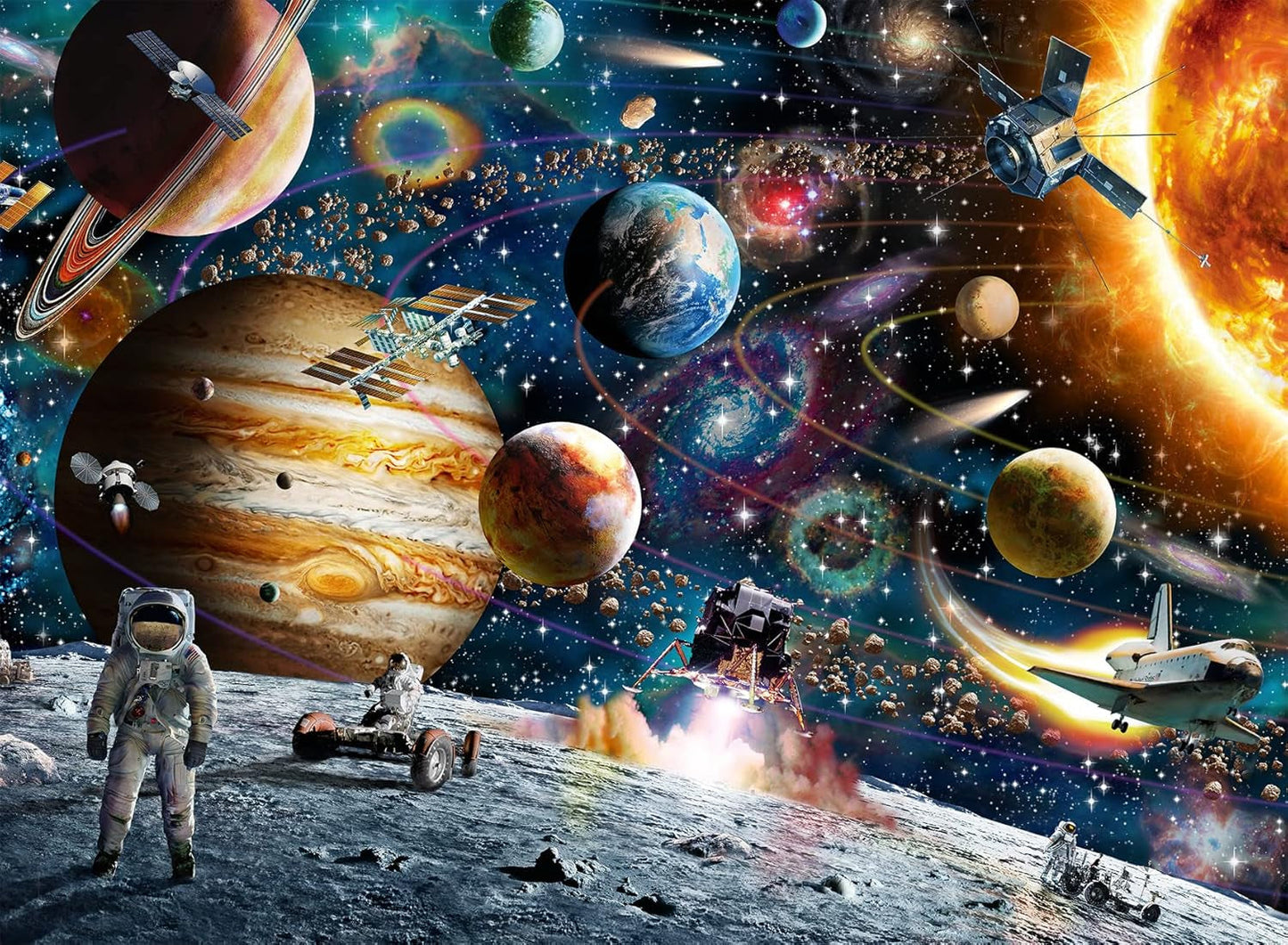Ravensburger Puzzle für Kinder – 10016 Im Weltraum – Weltraumpuzzle für Kinder ab 7 Jahren mit 150 Teilen im XXL-Format Puzzle Naty Shop