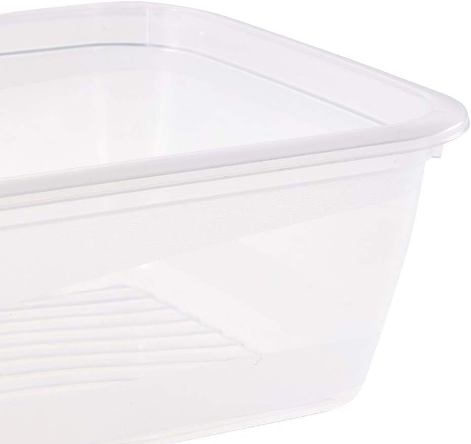 Kekeeper 3er-Set Frischhaltedosen, 3 x 1,25 l, 20,5 x 15,5 x 6,5 cm, Fredo Fresh, transparent blau Frischhaltedosen Naty Shop